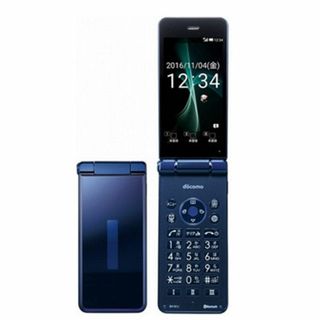 シャープ(SHARP)のSH-01J AQUOS ケータイ Blue Black SIMフリー 本体 ドコモ ガラケー シャープ  【送料無料】 sh01jbk6mtm(携帯電話本体)