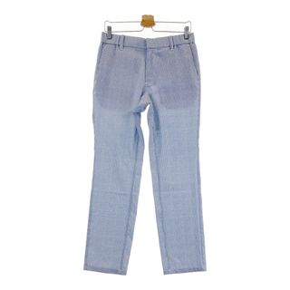 サイズ：46 ADABAT アダバット ストレッチパンツ ドットエアー 総柄 ブルー系 [240101492495] ゴルフウェア メンズ ストスト