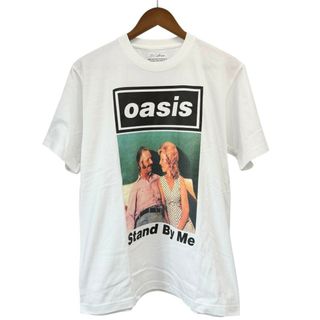 アダムエロぺ(Adam et Rope')のoasis×10Culture×ADAM ET ROPE オアシス テンカルチャー アダムエロペ 30th Anniversary STAND BY ME プリントTシャツ M ホワイト R14676(Tシャツ/カットソー(半袖/袖なし))