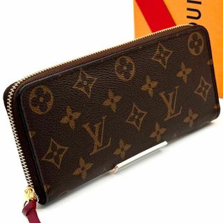 ルイヴィトン(LOUIS VUITTON)の【未使用級】ルイヴィトン モノグラム ポルトフォイユ クレマンス フューシャ(財布)