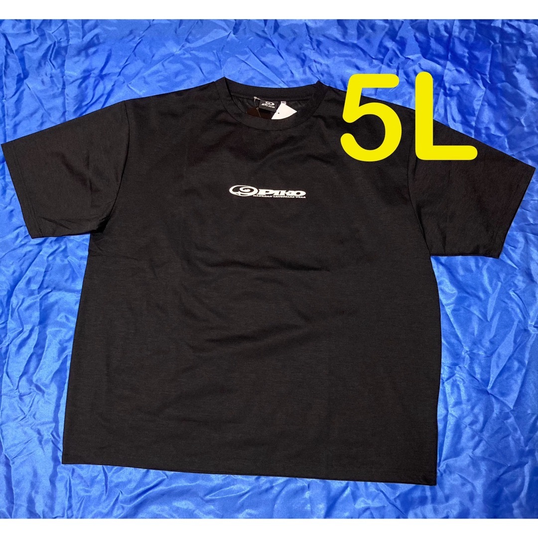 PIKO(ピコ)のPIKO ピコ ブラック サーフ 半袖Tシャツ メンズ大きいサイズ 5L メンズのトップス(Tシャツ/カットソー(半袖/袖なし))の商品写真
