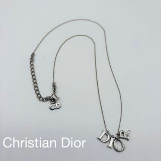 クリスチャンディオール(Christian Dior)のChristian Dior クリスチャン ディオール シルバー　ネックレス(ネックレス)