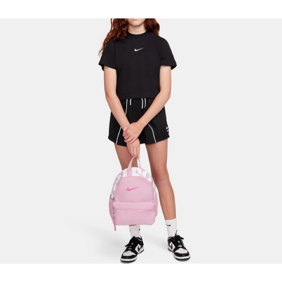 NIKE(ナイキ)のキッズ★ピンク★NIKE ブラジリア バックパック　リュック  ナイキ キッズ/ベビー/マタニティのこども用バッグ(リュックサック)の商品写真