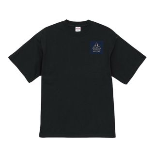 オーガニックコットン Tシャツ XL ブラック 自然　半袖Tシャツ(Tシャツ/カットソー(半袖/袖なし))