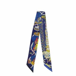 エルメス(HERMES)の★未使用に近い★HERMES ツイリー シルクスカーフ『万国博覧会』 '20年(バンダナ/スカーフ)