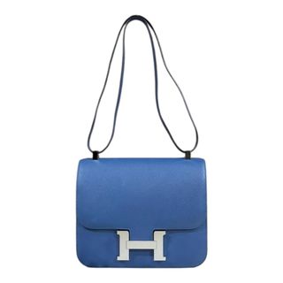 エルメス(HERMES)のエルメス コンスタンスIII 24 ショルダーバッグ ヴォーエプソン ブルー レディース HERMES  中古(ショルダーバッグ)