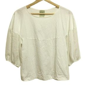 シビラ(Sybilla)のSybilla(シビラ) 長袖カットソー サイズM レディース美品  - 白(カットソー(長袖/七分))