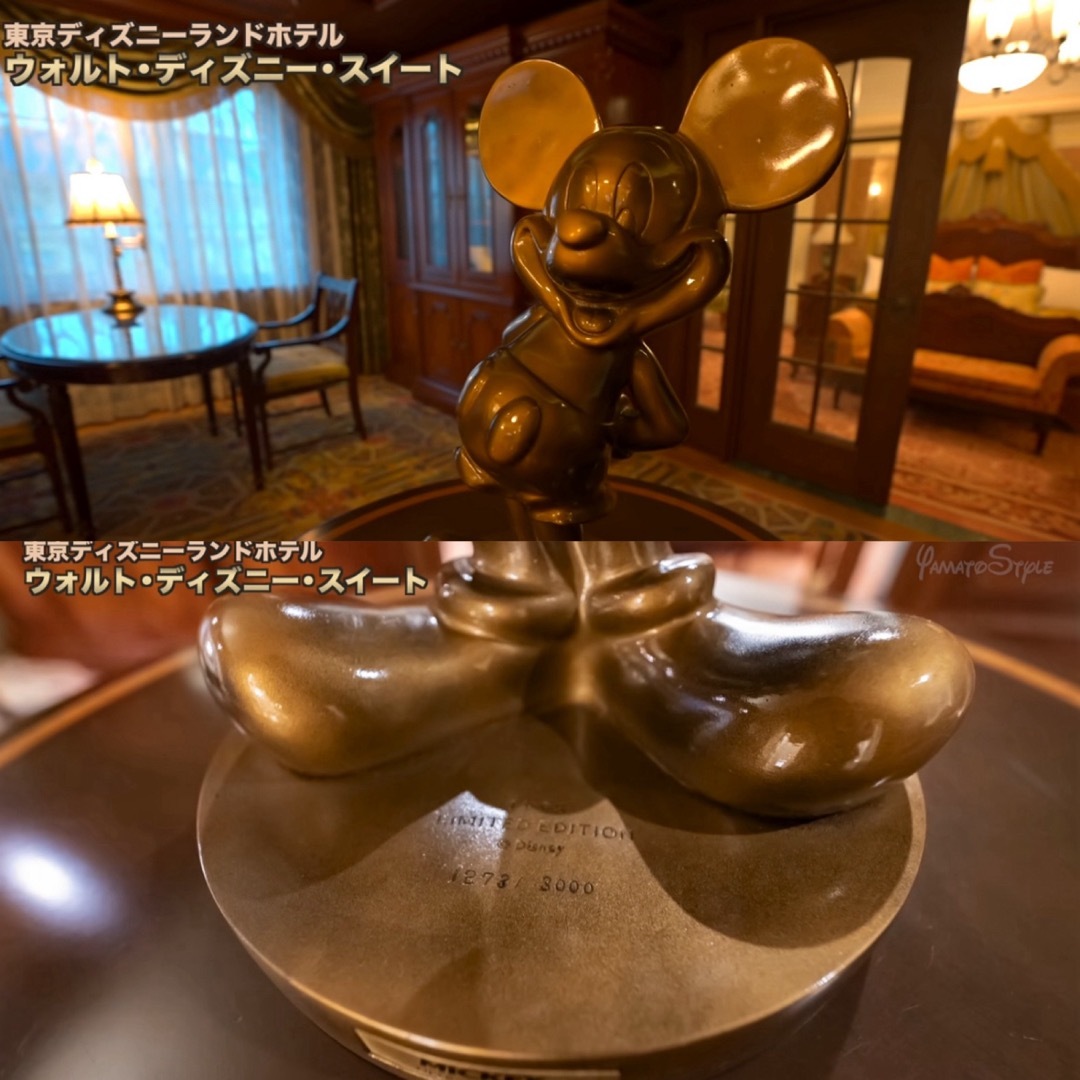 Disney(ディズニー)の世界限定3000体 ミッキー ブロンズ 銅像 1998年製 70周年 スイート エンタメ/ホビーのおもちゃ/ぬいぐるみ(キャラクターグッズ)の商品写真