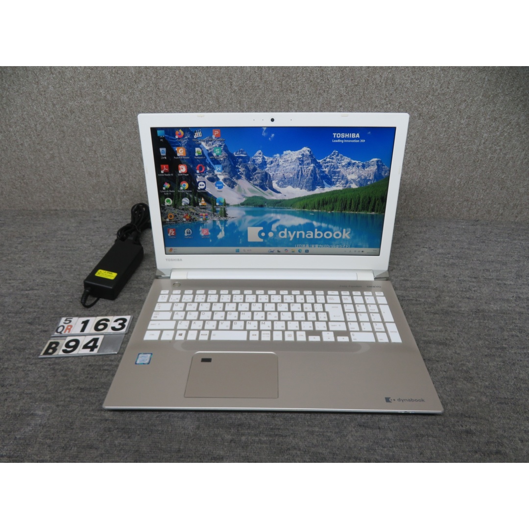 【テンキー搭載】◆ TOSHIBA dynabook AZ45/GGSD PAZ45GG-SNM / 15.6型 ◆ Core i3-8130U /高速 128GB SSD / メモリ8GB ◆ Windows 11 Pro / Office付 ◆ 到着後すぐに使える win11対応 副業 テレワーク ネット授業 スマホ/家電/カメラのPC/タブレット(ノートPC)の商品写真