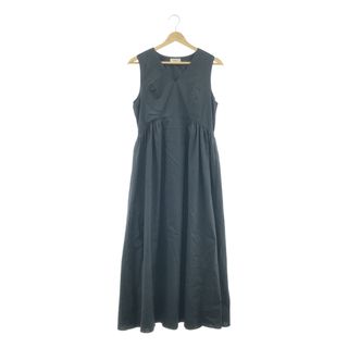 イエナ(IENA)の【美品】  IENA / イエナ | 2023SS | ギャザーボリュームワンピース | 38 | ブラック | レディース(ロングワンピース/マキシワンピース)