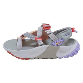 ナイキ(NIKE)のNIKE(ナイキ) サンダル 23 レディース オニオンタ DJ6601-003 ライトグレー×ピンクベージュ×マルチ(サンダル)
