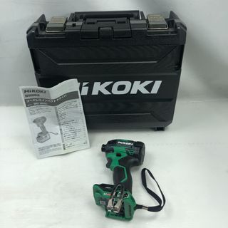 ◇◇HiKOKI ハイコーキ 締め付け工具 インパクトドライバ 未使用品(S) ケース付 WH36DD グリーン(その他)