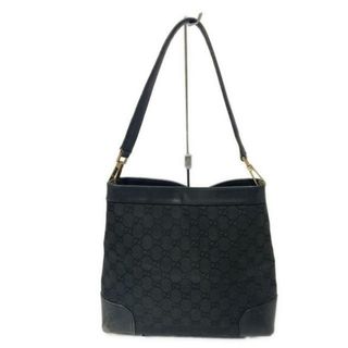 グッチ(GUCCI)のGUCCI(グッチ) ショルダーバッグ GG柄 33900 黒 レザー(ショルダーバッグ)