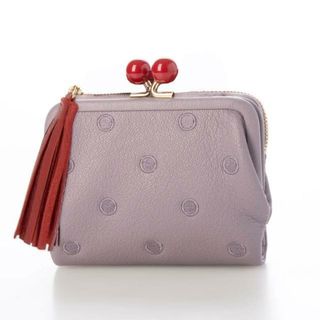 perche ペルケ アクリル玉2つ折りガマ口(財布)