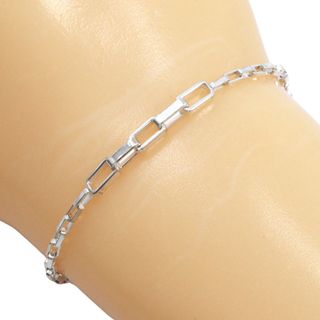 グッチ(GUCCI)の【GUCCI】グッチ チェーン シルバー925 約5.0g レディース ブレスレット(ブレスレット/バングル)