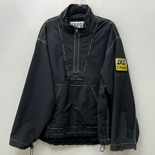 【加古川店】 中古 TIGHTBOOTH PRODUCTION | タイトブースプロダクション ナイロンジャケット Chaos Fishing Club/ ブラック サイズ：M 【95】