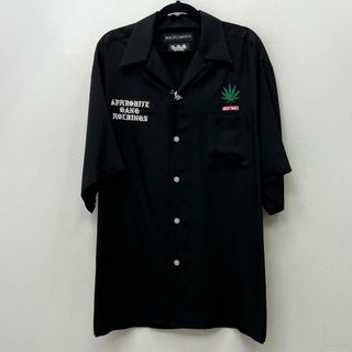 【加古川店】 中古 WACKOMARIA | ワコマリア その他トップス 舐達麻 HIGH TIMES NMD-HIGHTIMES-WM-OC01 ブラック サイズ：L 【104】(その他)