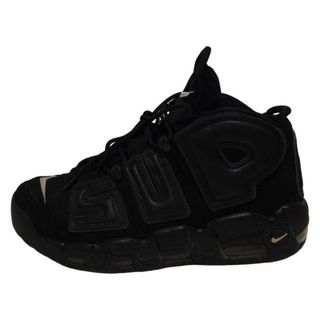 ナイキ(NIKE)のNIKE(ナイキ) スニーカー 25 ユニセックス ナイキエアモアアップテンポ 515962-001 黒 Supremeコラボ(スニーカー)
