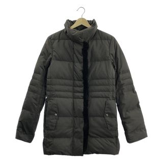 BURBERRY LONDON / バーバリーロンドン | ノバチェック ファー ダウンジャケット | 38 | ダークブラウン | レディース(その他)