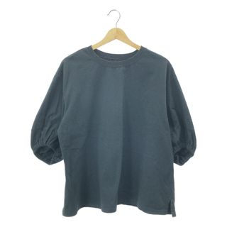 ネストローブ(nest Robe)のnest robe / ネストローブ | upcyclelino / バルーンスリーブ オーバー カットソー | F | ブラック | レディース(Tシャツ(半袖/袖なし))