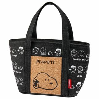【在庫処分】スケーター(Skater) コルクポケット付 デニム 保冷バッグ ト(弁当用品)