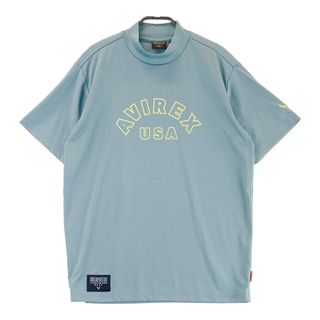 サイズ：L AVIREX GOLF アヴィレックスゴルフ ハイネック 半袖Tシャツ グリーン系 [240101494274] ゴルフウェア メンズ ストスト