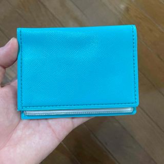 【美品】カードケース　水色(財布)