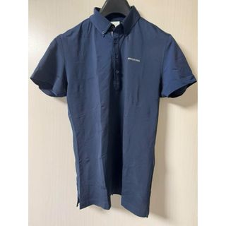 美品#briefing golfブリーフィングゴルフ半袖ポロシャツ ネイビー