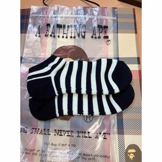アベイシングエイプ(A BATHING APE)のA BATHING APE ボーダーソックス(ソックス)
