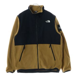 ザノースフェイス(THE NORTH FACE)のTHE NORTH FACE ザノースフェイス DENALI JACKET ナイロン切り替え ジップアップ フリース デナリ ジャケット ブラック/ブラウン NA72450(フライトジャケット)