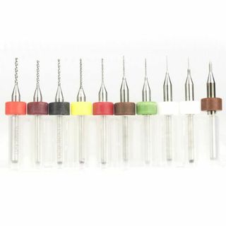 【色:0.1-1mm】サムコス 極細ドリルビット マイクロドリルビット 10本セ(その他)