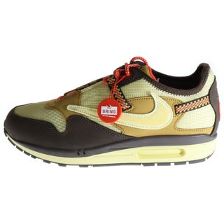 ナイキ(NIKE)のNIKE ナイキ ×TRAVIS SCOTT AIR MAX 1 CACTUS BROWN トラヴィススコット エアマックス カクタス ローカットスニーカー ベージュ/ブラウン US10/28cm DO9392-200(スニーカー)