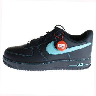 ナイキ(NIKE)のNIKE ナイキ Air Force 1 Low Black Tiffany エアフォース1ロー ブラックティファニー ローカットスニーカー ブラック US11/29.0cm HQ2037-002(スニーカー)
