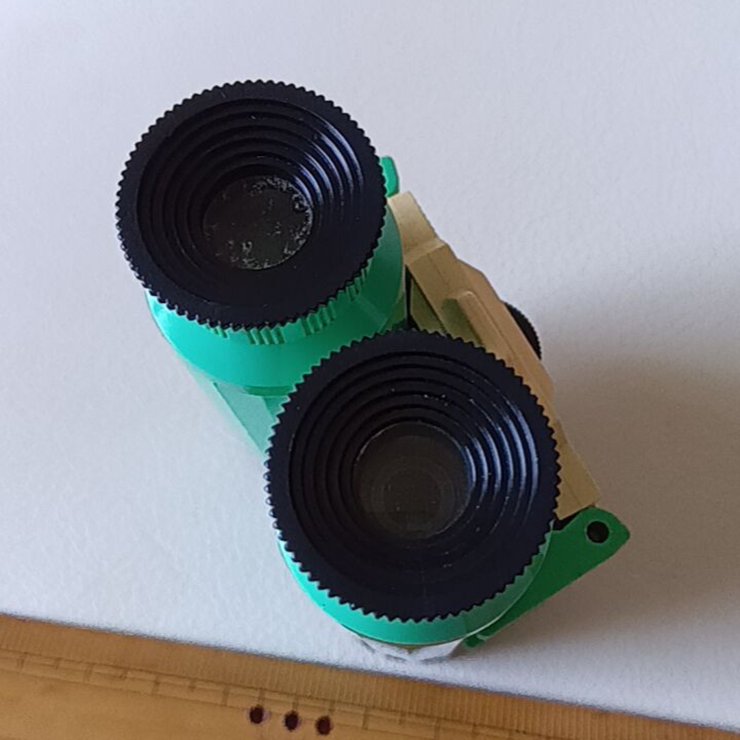 Fancy 双眼鏡 3×20mm グリーン 90年代 中古 スポーツ/アウトドアのアウトドア(その他)の商品写真