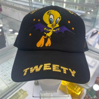 （9）Looney Tunes Tweety メッシュキャップ　黒(キャップ)
