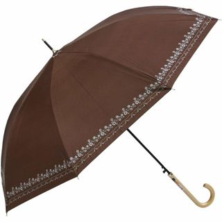 ベーシックスタンダード 長傘 レディース 晴雨兼用 内側 日傘コーティング UV(その他)