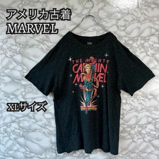 マーベル(MARVEL)の865 古着 MARVEL キャプテン・マーベル Tシャツ XL(Tシャツ/カットソー(半袖/袖なし))