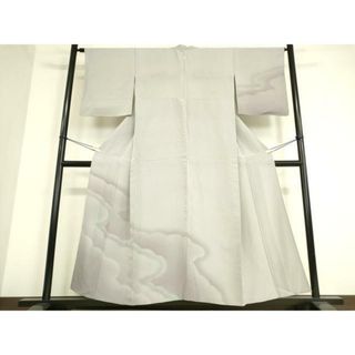 平和屋着物▽訪問着　単衣　雲霞文　暈し染め　正絹　逸品　DAAT9645az(着物)