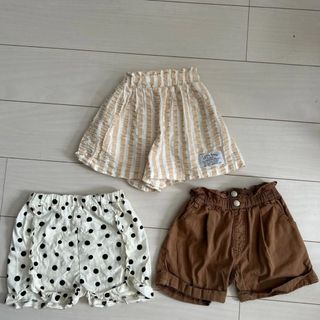 ブリーズ(BREEZE)の3枚セット  ショートパンツ キッズ 短パン 女の子 100  110(パンツ/スパッツ)