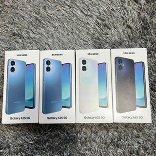 サムスン(SAMSUNG)のSAMSUNG Galaxy A25 5G SCG33 3色計4台(スマートフォン本体)