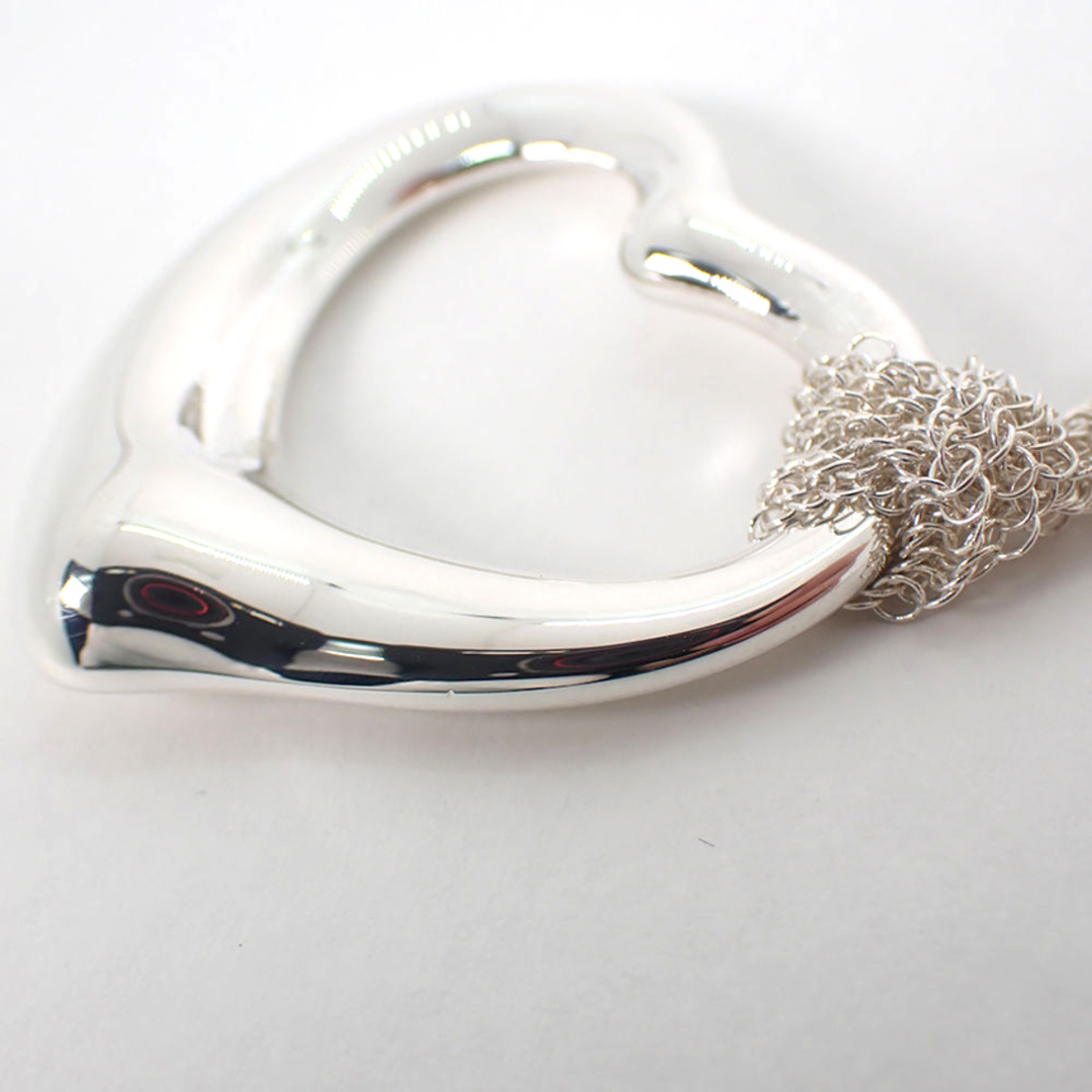 Tiffany & Co.(ティファニー)のティファニー 925 オープンハート ラージ メッシュ ペンダント/j15-8 レディースのアクセサリー(ネックレス)の商品写真