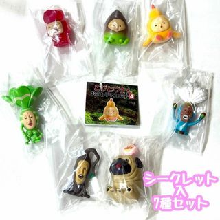 コンプ　こびとづかん おすわりマスコット4　全7種　ガチャ　フィギュア(その他)