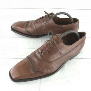 Heyraud/ヘイロード★職人ハンドメイド/本革バルモラル/内羽根ストレートチップ【44/28.5茶】マッケイ製法/ドレスシューズ◆F-175(その他)
