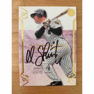 【直筆】プロ野球　阪神タイガース　アンディ シーツ　サインカード(スポーツ選手)