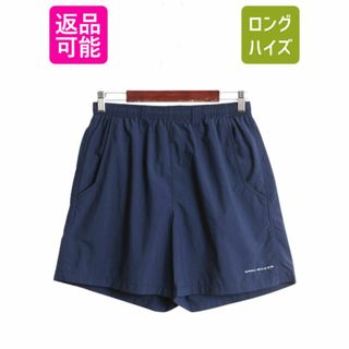 コロンビア PFG フィッシング ナイロン ショートパンツ メンズ S アウトドア ショーツ 海パン 短パン 水陸両用 ワンポイント スイム サーフ(ショートパンツ)