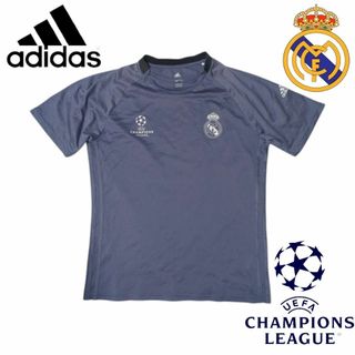 アディダス(adidas)のadidas レアルマドリード グレーブルー サッカー ゲームシャツ(Tシャツ(半袖/袖なし))