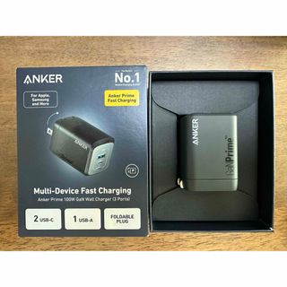 アンカー(Anker)のAnker Prime Wall Charger 100W(バッテリー/充電器)