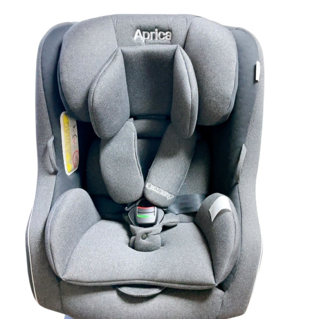 Aprica(アップリカ)の【極美品】チャイルドシート クルリラライト ライトグレー  ISOFIX キッズ/ベビー/マタニティの外出/移動用品(自動車用チャイルドシート本体)の商品写真