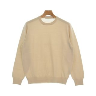 エルメネジルドゼニア(Ermenegildo Zegna)のErmenegildo Zegna ゼニア ニット・セーター M ベージュ 【古着】【中古】【送料無料】(ニット/セーター)