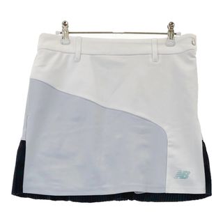 サイズ：2 NEW BALANCE GOLF ニューバランス 2023年モデル 012-3234507 インナー付 バックプリーツ スカート  ホワイト系 [240101490673] ゴルフウェア レディース ストスト(ウエア)